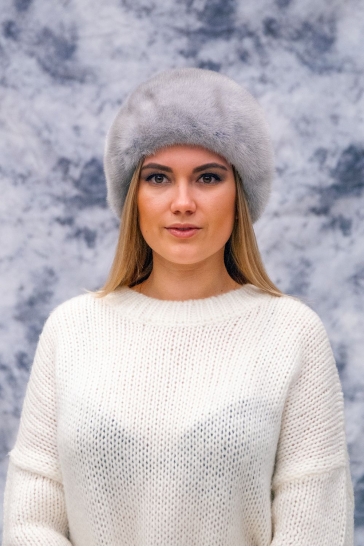 Шапка женская из норки