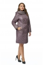 Женское пальто из текстиля с капюшоном 8011876-2