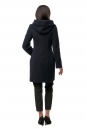 Женское пальто из текстиля с капюшоном 8012204-3