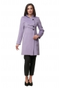 Женское пальто из текстиля с воротником 8012523