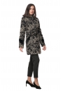 Женское пальто из текстиля с капюшоном 8012608-2