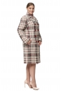 Женское пальто из текстиля с воротником 8012611-2