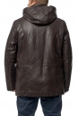 Мужская кожаная куртка из эко-кожи с капюшоном 8014380-3