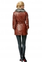 Женская кожаная куртка из натуральной кожи с воротником, отделка чернобурка 8014678-3