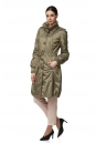 Женское пальто из текстиля с воротником 8016201-2