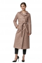 Женское пальто из текстиля с воротником 8017711-2