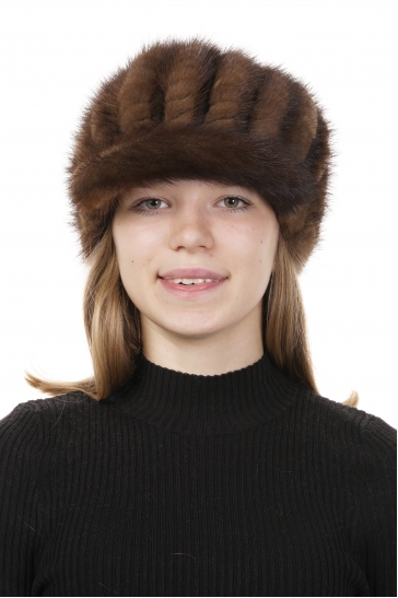 Шапка женская из норки