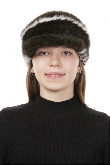 Шапка женская из норки