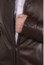 Мужская кожаная куртка из натуральной кожи на меху с воротником 8022689-3