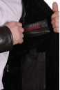 Мужская кожаная куртка из натуральной кожи на меху с воротником 8022841-3