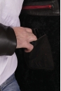 Мужская кожаная куртка из натуральной кожи на меху с воротником 8022846-4