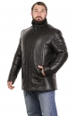 Мужская кожаная куртка из натуральной кожи на меху с воротником 8022849