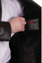 Мужская кожаная куртка из натуральной кожи на меху с воротником 8022849-3