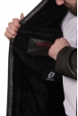 Мужская кожаная куртка из натуральной кожи на меху с воротником 8022849-5