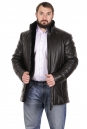Мужская кожаная куртка из натуральной кожи на меху с воротником 8022849-8
