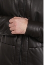 Мужская кожаная куртка из натуральной кожи на меху с воротником 8022849-13