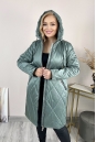 Женское пальто из текстиля с капюшоном 8024038-3