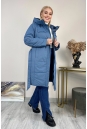 Женское пальто из текстиля с капюшоном 8024097-4